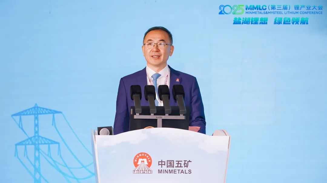 图：薛飞致辞 